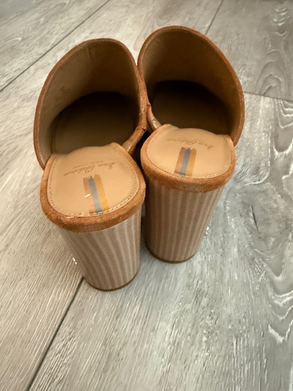 Sam Edelman Brown Suede Platform Mules - Picture 4 of 4